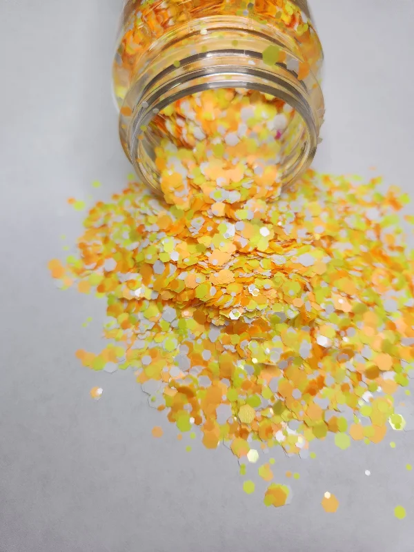 New Markdowns Candy Corn - Custom Mixed Glitter - 2oz