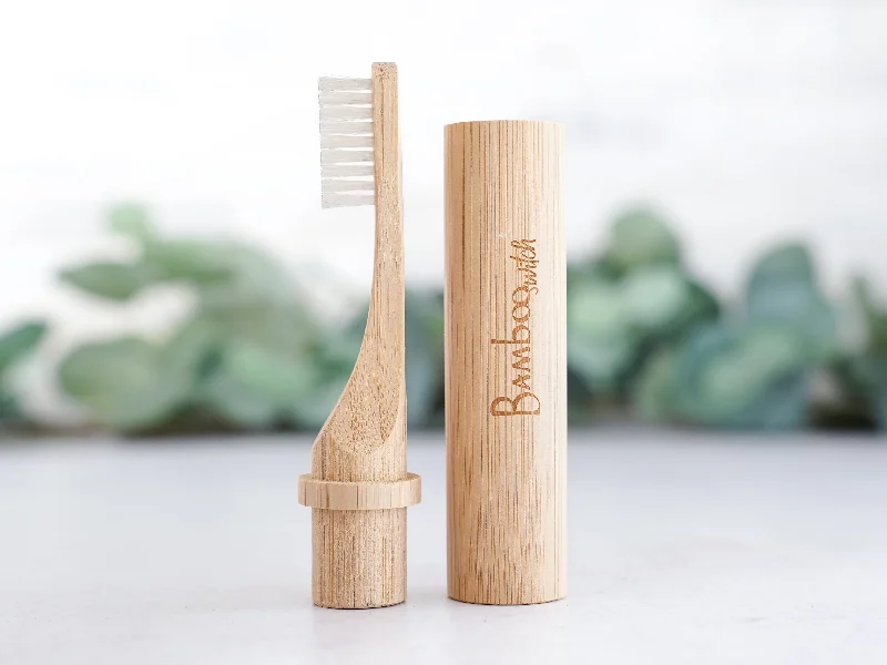 Deal Dash Compostable Bamboo Travel Toothbrush