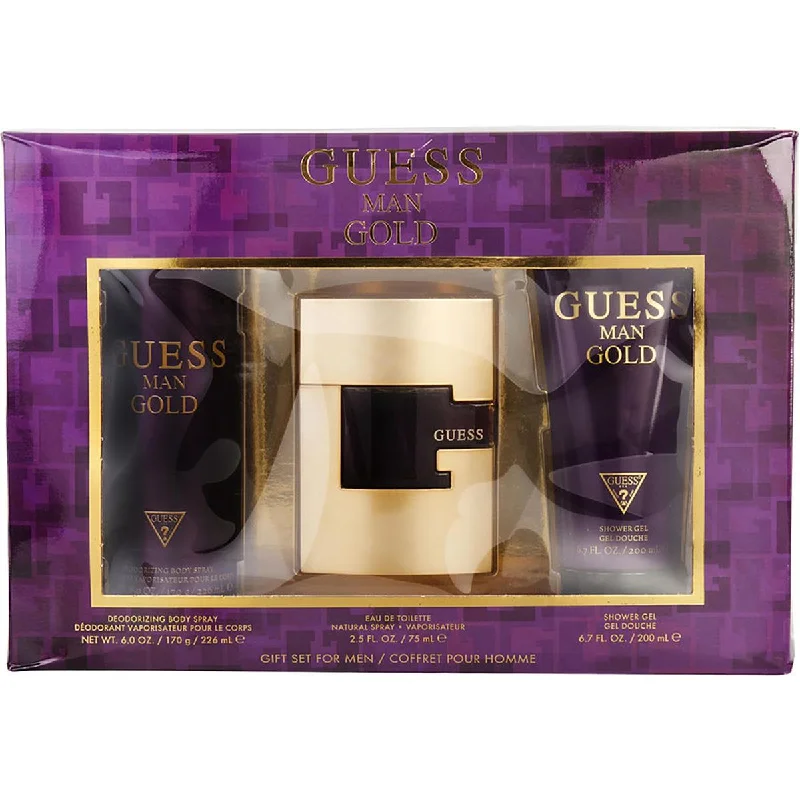 Super Bargain Guess  Gold Varitey of Gift Set for Men