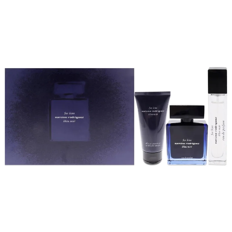 Massive Deals Narciso Rodriguez  Bleu Noir Gift Set for Men - 3 Piece