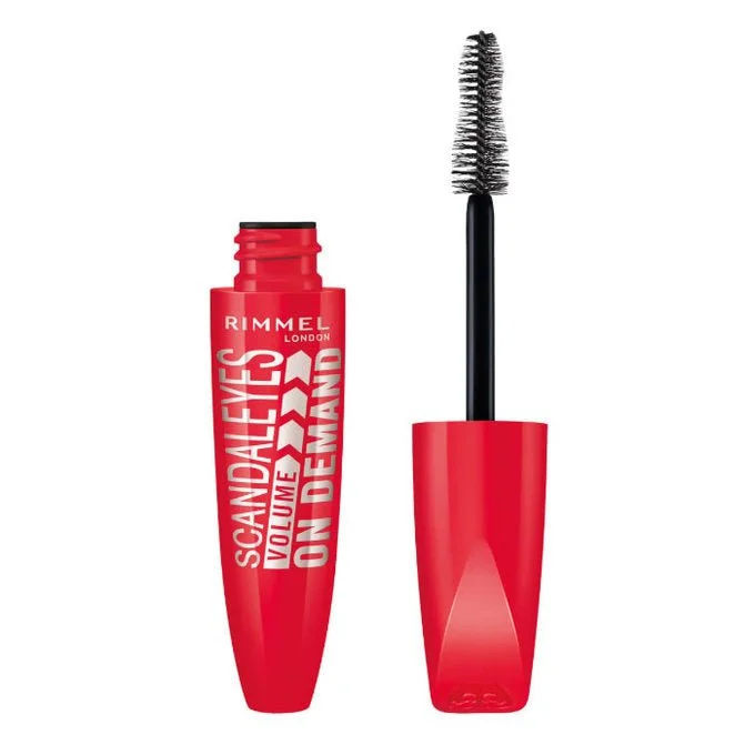 Unwind with Weekend Discounts Rimmel Scandal'Eyes Volume On Demand Mascara - Black