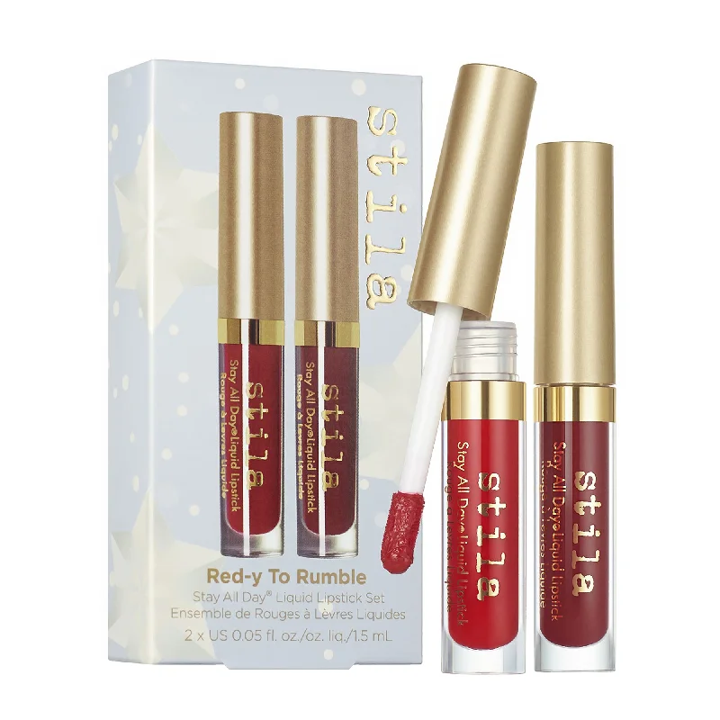 Today’s Deal Stila Red-y to Rumble Stay All Day Liquid Lipstick Set Holiday 2023